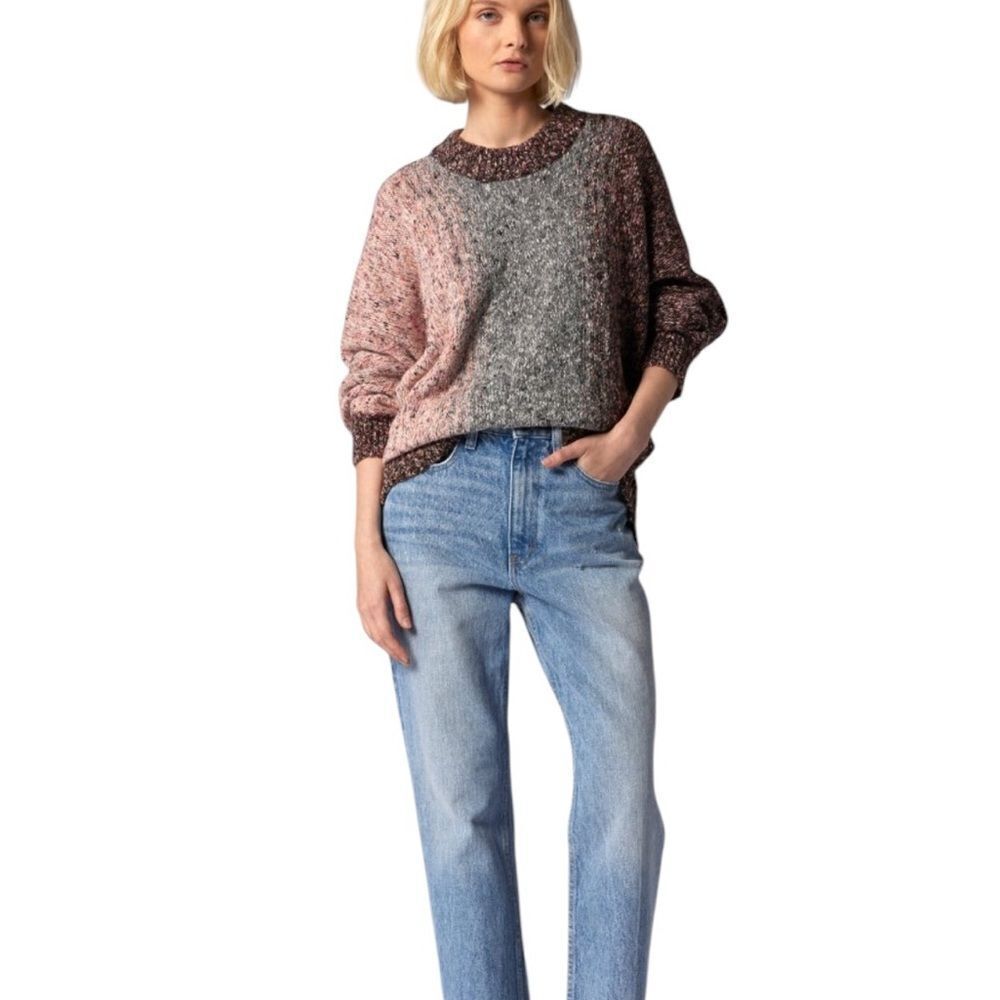 REVOLVE Equipment Hortense Alpaca Pullover Sweater in Ombré | Size XS